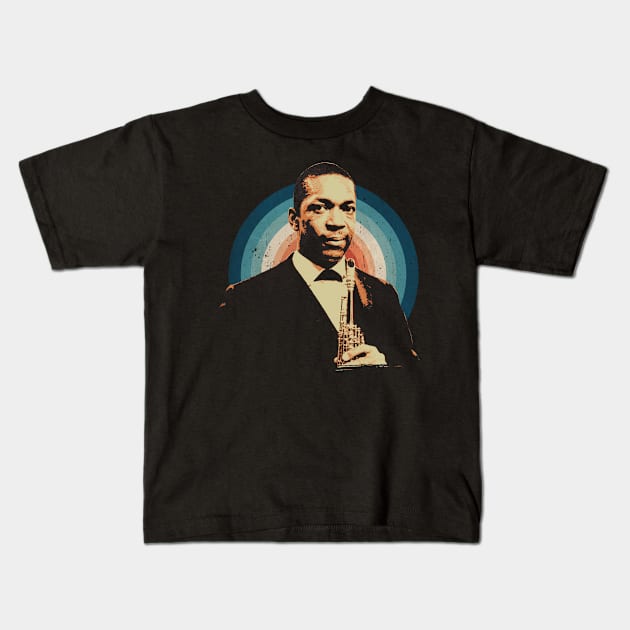 Classic Coltrane Funny Men Gift Jazz Kids T-Shirt by WillyPierrot